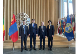 Хууль зүй, дотоод хэргийн сайд Б.Энхбаяр Химийн Зэвсгийг Хориглох Байгууллагад зочлов