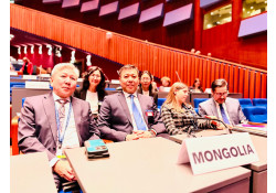 ХУУЛЬ ЗҮЙ, ДОТООД ХЭРГИЙН САЙД Б.ЭНХБАЯР ОЛОН УЛСЫН ЭРҮҮГИЙН ШҮҮХИЙН (ОУЭШ) РОМЫН ДҮРЭМД ОРОЛЦОГЧ ТАЛУУДЫН АССАМБЛЕЙН 24 ДҮГЭЭР ЧУУЛГАНД ОРОЛЦОВ