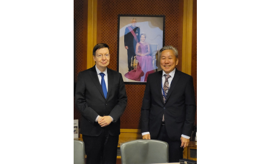 ЭЛЧИН САЙД Л.БОЛД БЕЛЬГИЙН ХААНТ УЛСЫН   ГАДААД ХЭРЭГ, ГАДААД ХУДАЛДАА, ХӨГЖЛИЙН ХАМТЫН АЖИЛЛАГААНЫ ЯАМНЫ АЗИ, НОМХОН ДАЛАЙН ГАЗРЫН ЗАХИРАЛ УИЛЛИАМ АССЕЛЬБОРНТОЙ УУЛЗАВ