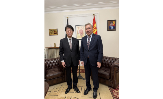 Элчин сайд Л.Болд Япон Улсаас Бельгийн Хаант Улсад суух Элчин сайд Такеши Осугаг хүлээн авч уулзав.