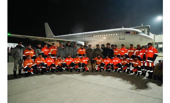Mongolian Search and Rescue Team Heads to Turkey