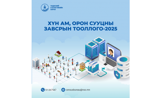 Хүн ам, орон сууцны 2025 оны завсрын тооллогод хамрагдаарай.